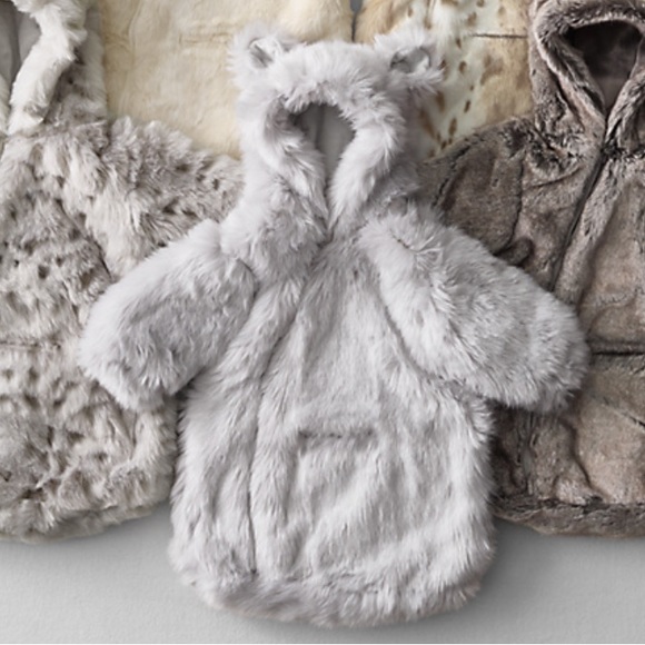 Restoration Hardware Other - Baby & Child Restoration Hardware Luxe Faux Fur Baby Bunting Gray